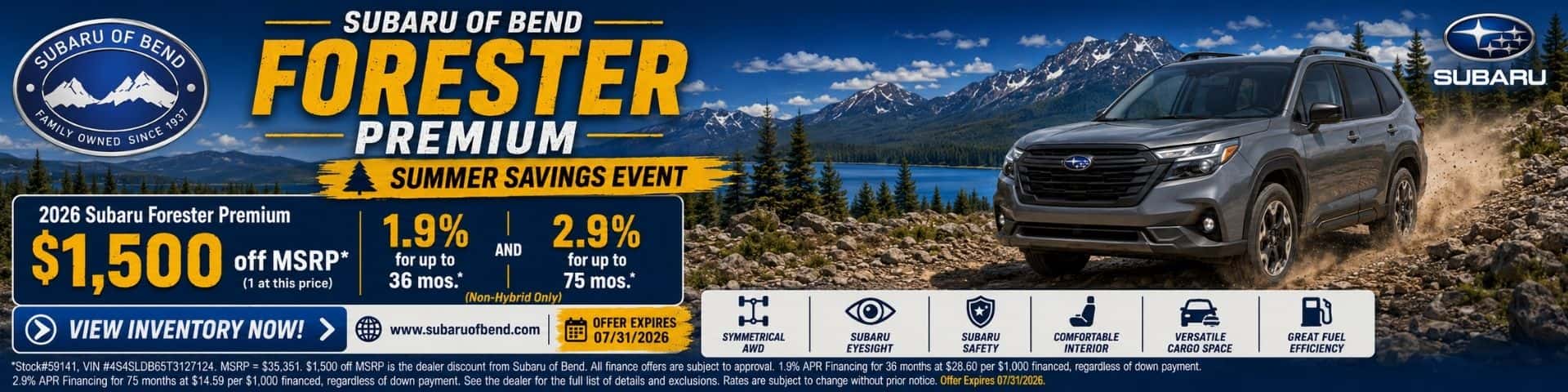 Forester Retail July 19