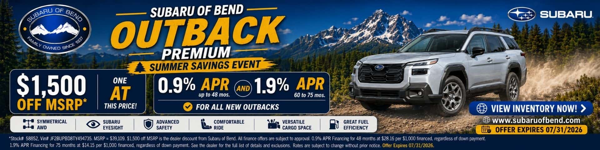 Outback Retail July 19