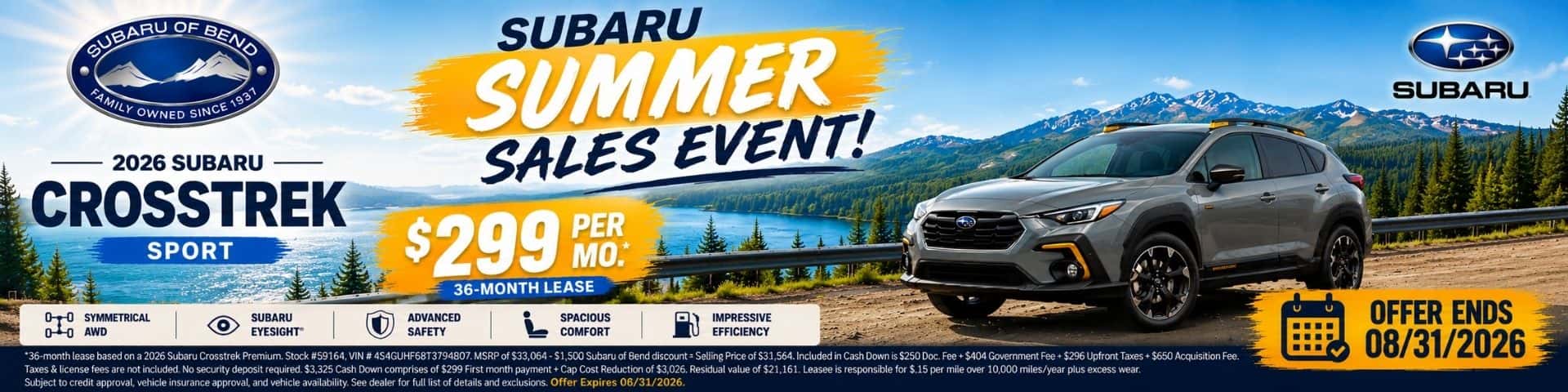 Crosstrek Lease 08-28