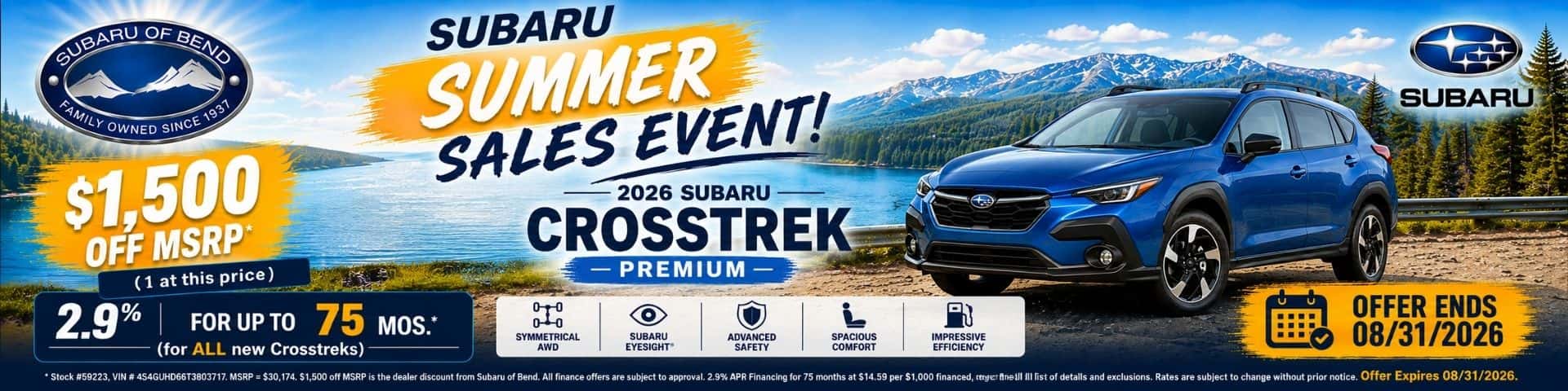 Crosstrek Retail 08-19