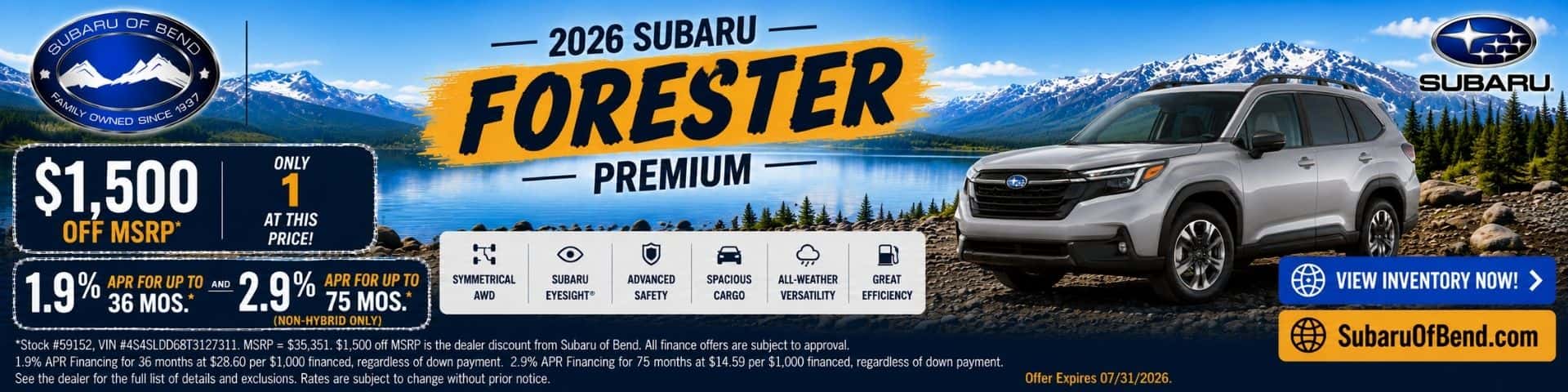 Forester Retail August 07