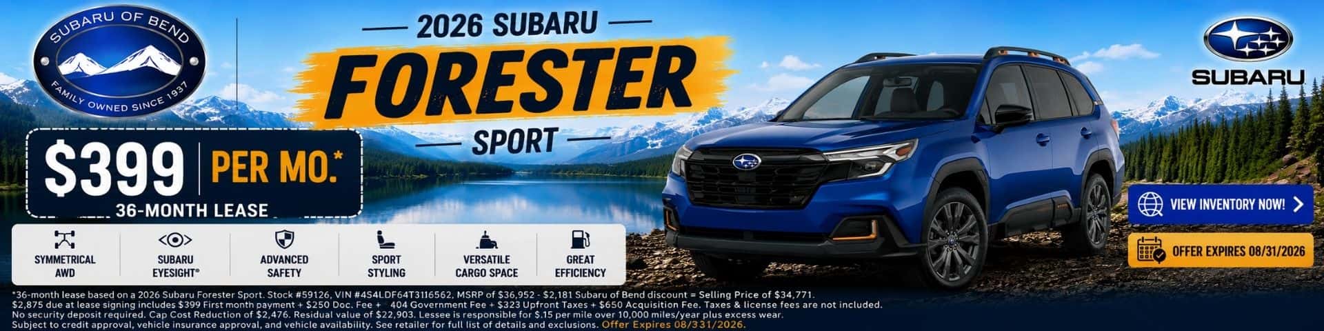Forester Lease 08-07