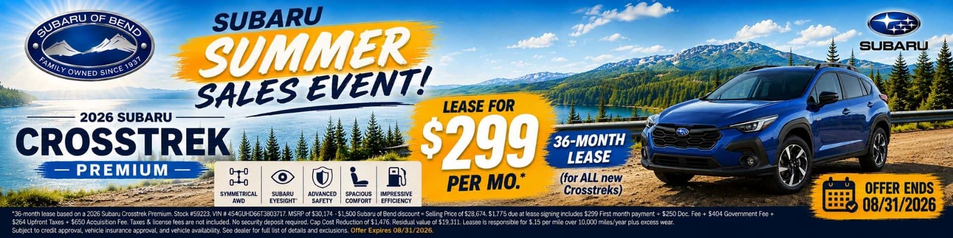Crosstrek Lease 08-19