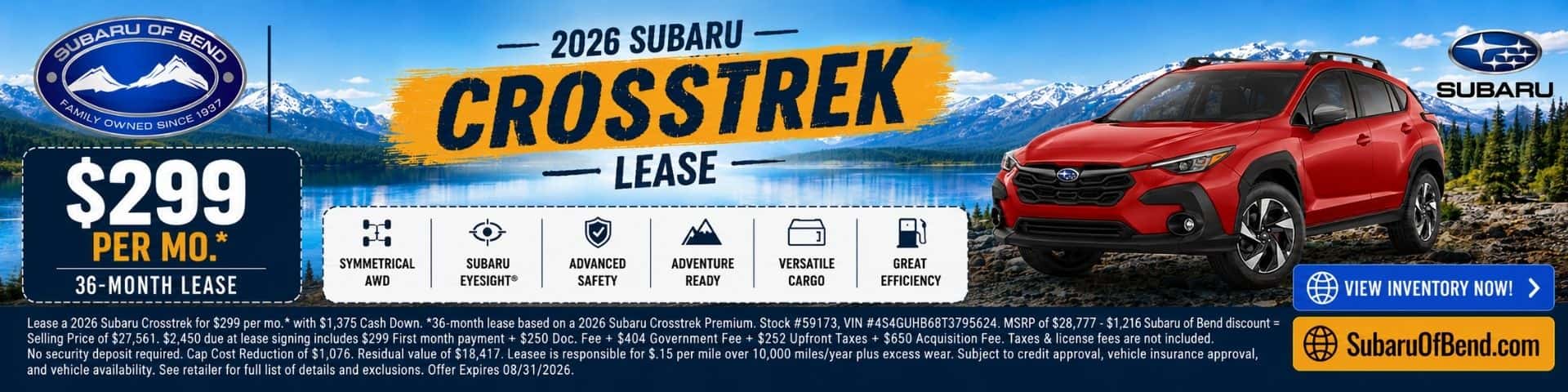 Crosstrek Lease 08-07