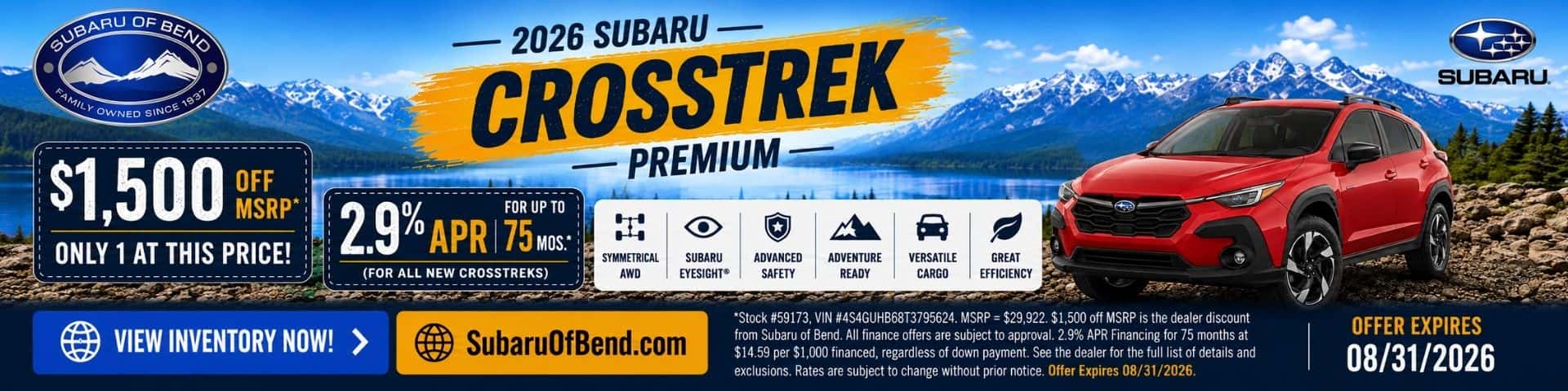 Crosstrek Retail 08-07