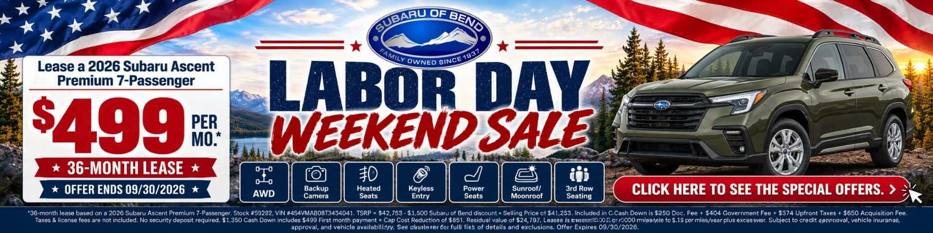 2026 Ascent Lease Labor Day