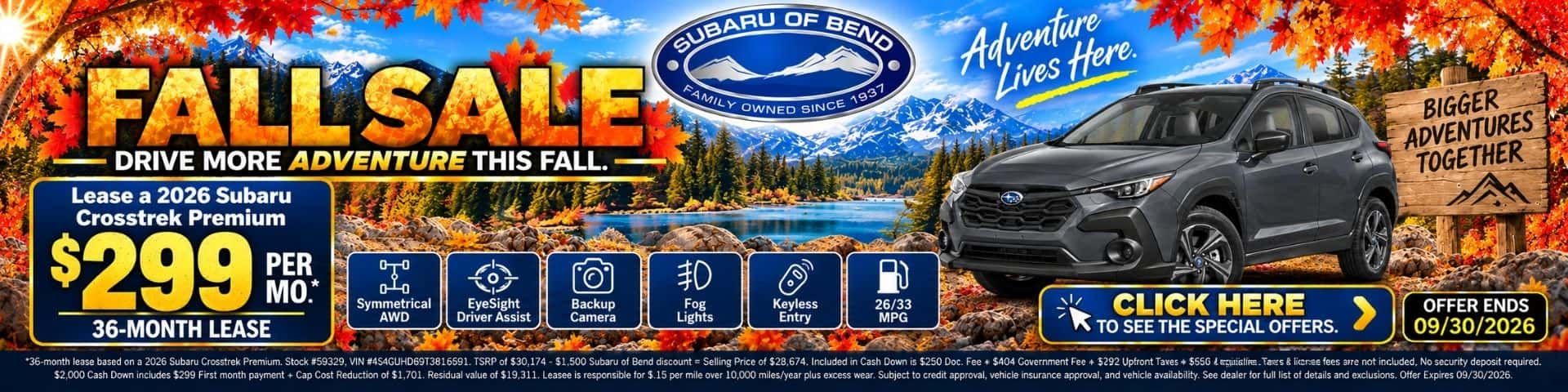 Crosstrek Lease 09-15