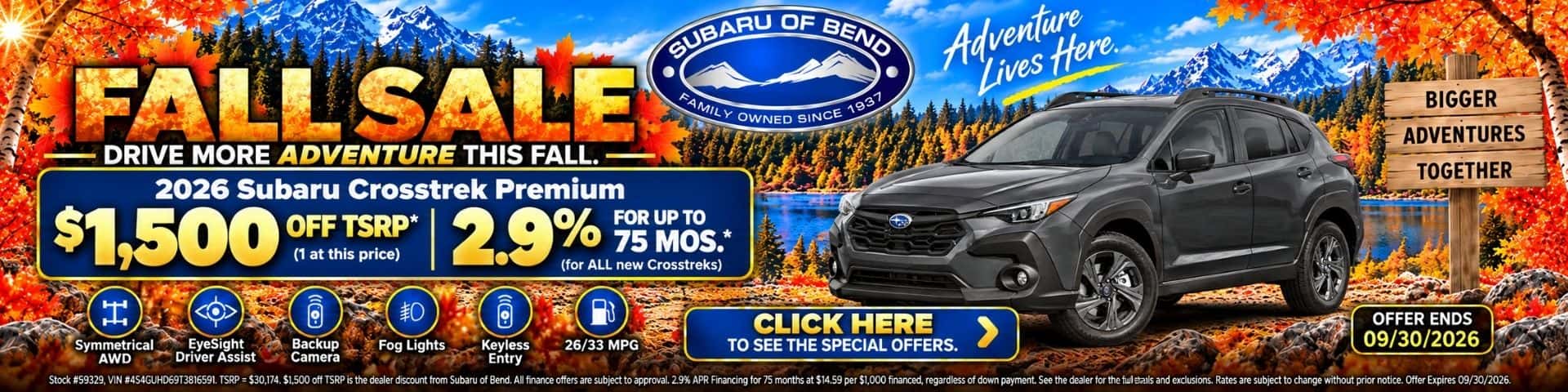 Crosstrek Retail 09-16