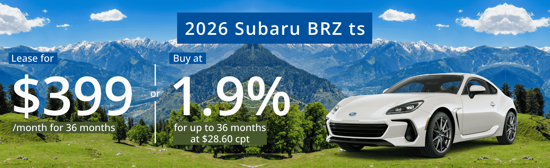 September 2026 Subaru BRZ Special