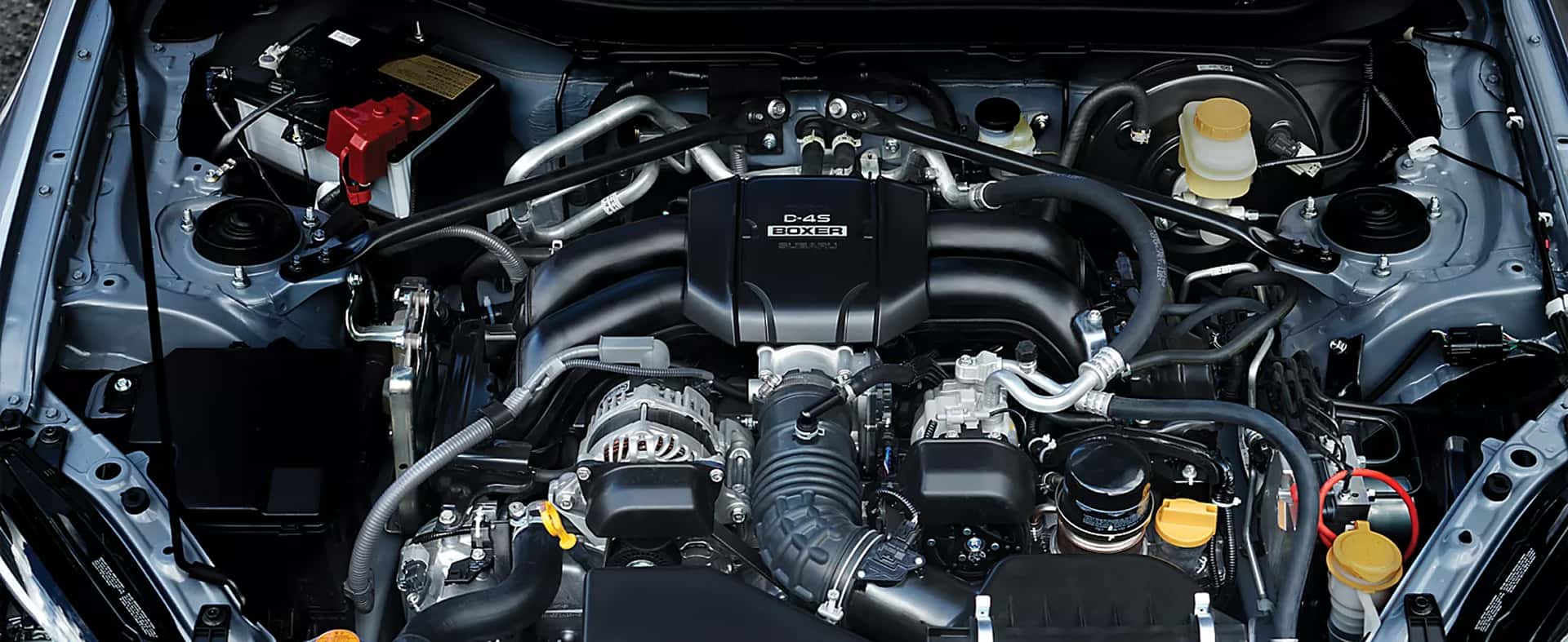 228 Horsepower, 2.4-Liter Direct- and Port-Injection SUBARU BOXER Engine