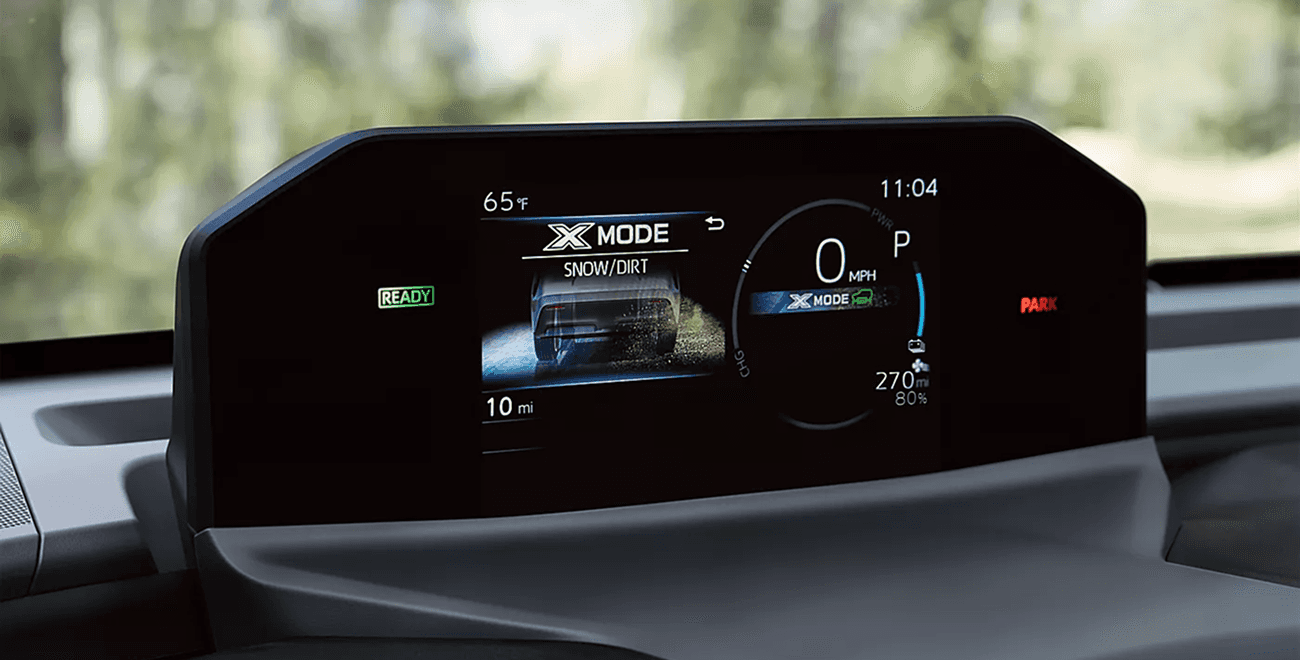 AWD EV with 8.3 Inches of Ground Clearance and X-MODE®