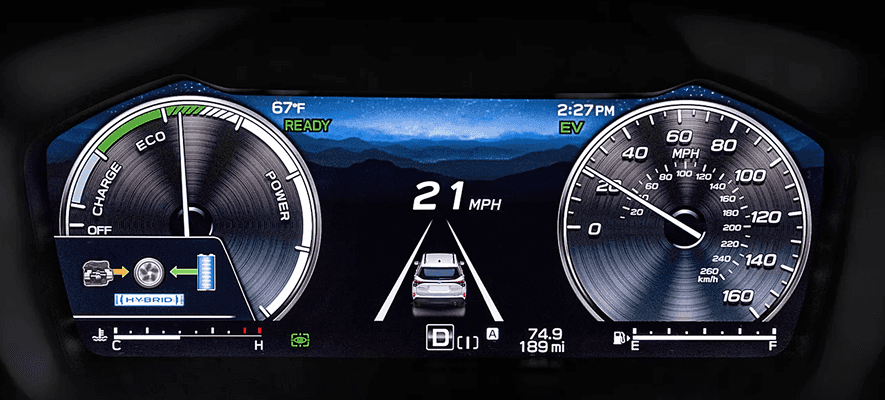 Standard Fully Digital Instrument Cluster