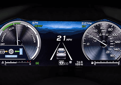Standard Fully Digital Instrument Cluster