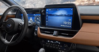 Subaru Multimedia System with New Standard 12.1-Inch Touchscreen