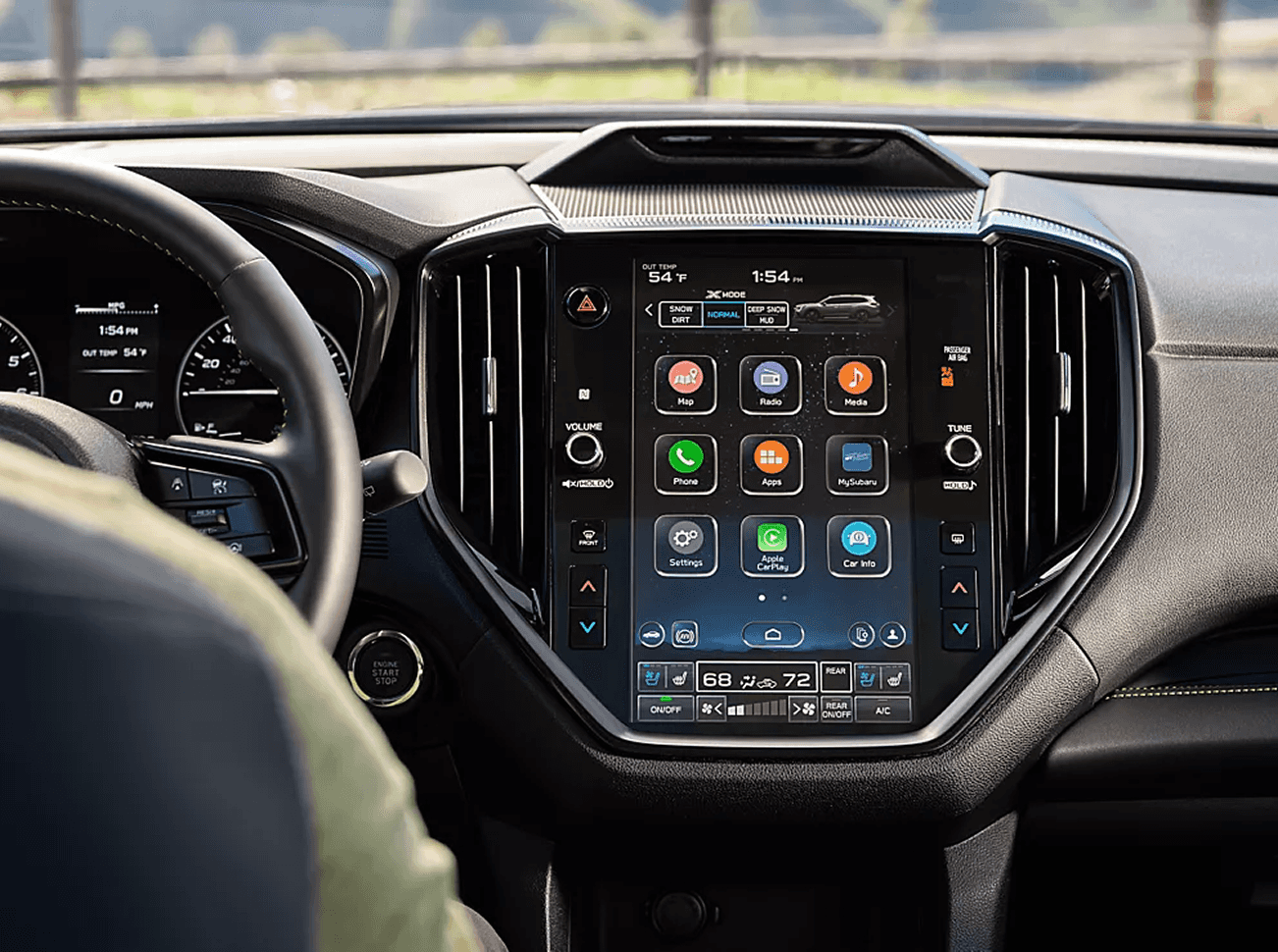 Subaru Multimedia System with Standard Wireless Apple CarPlay® and Android Auto™