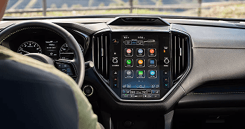 Subaru Multimedia System with Standard Wireless Apple CarPlay® and Android Auto™