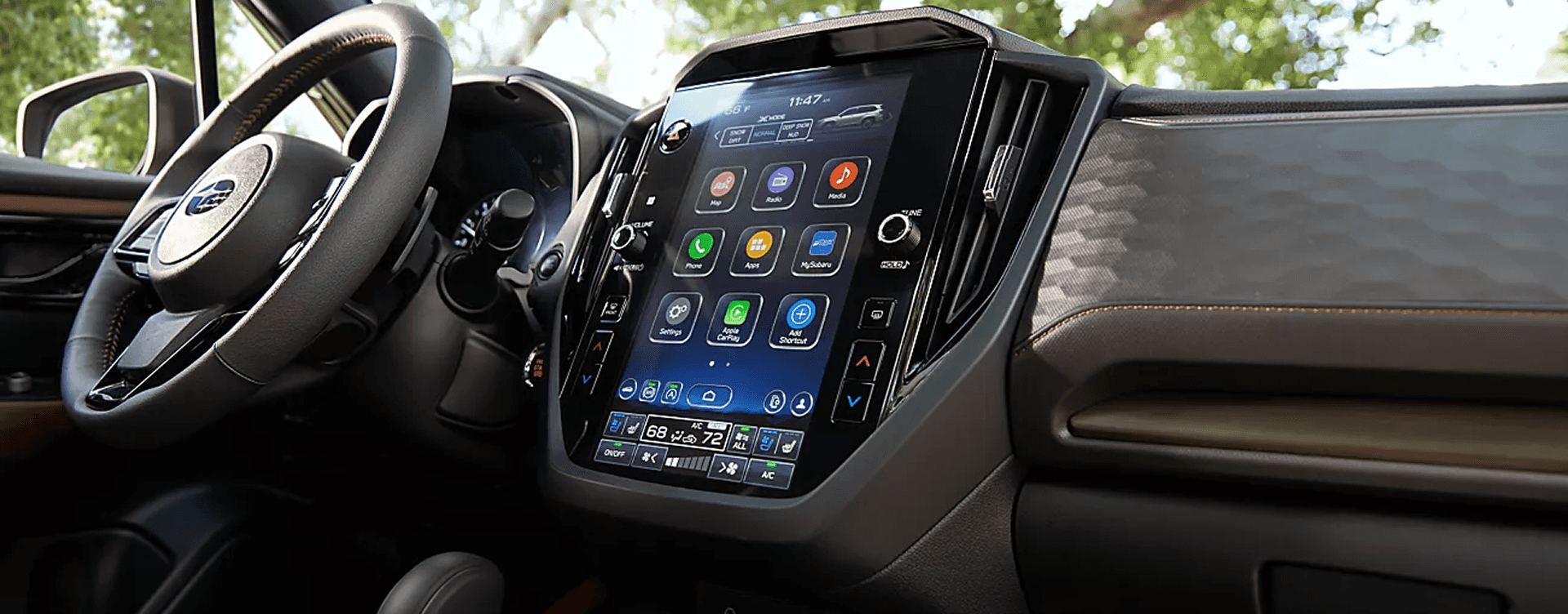 Subaru Multimedia System with Wireless Apple CarPlay® and Android Auto™