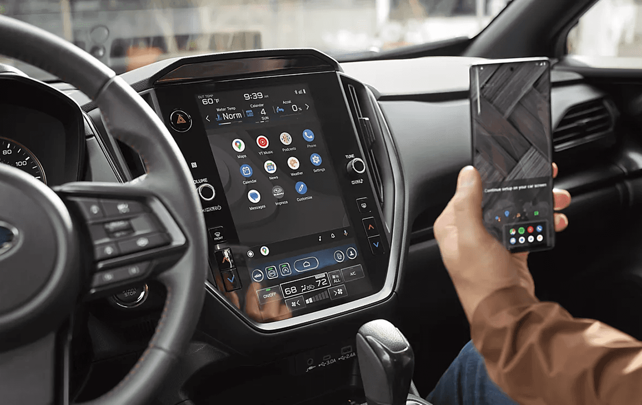 Subaru Multimedia System with Wireless Apple CarPlay and Android Auto