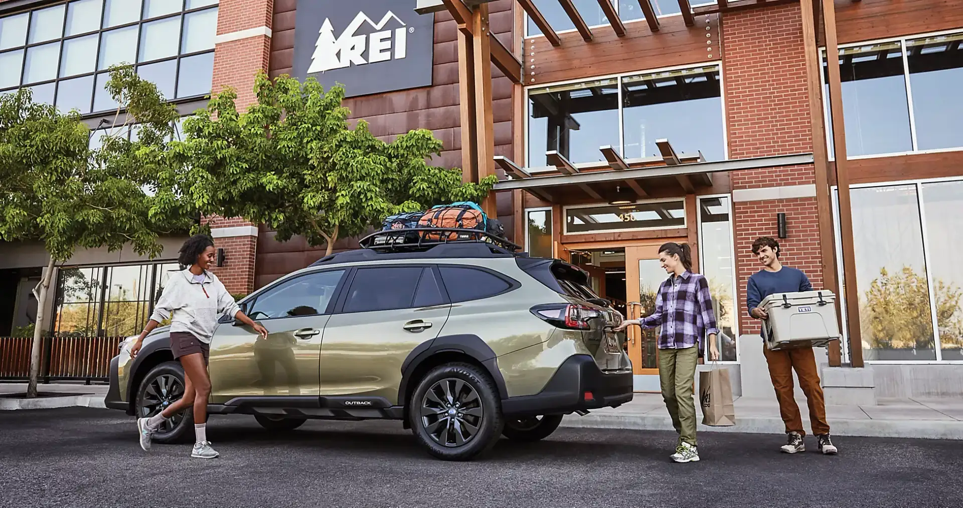 A 2026 Subaru Outback on the open road — Lineartronic CVT, Symmetrical AWD, the long-haul drivetrain Las Vegas owners rely on