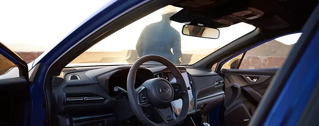 WRX D-shaped steering wheel