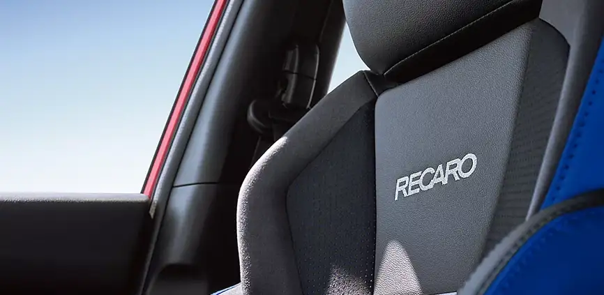 WRX tS Recaro front seats interior