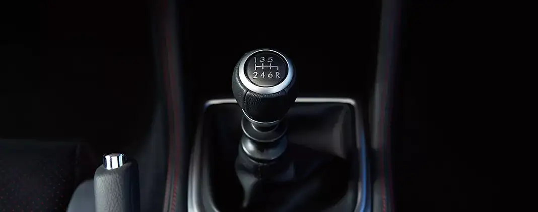 WRX 6-speed manual transmission