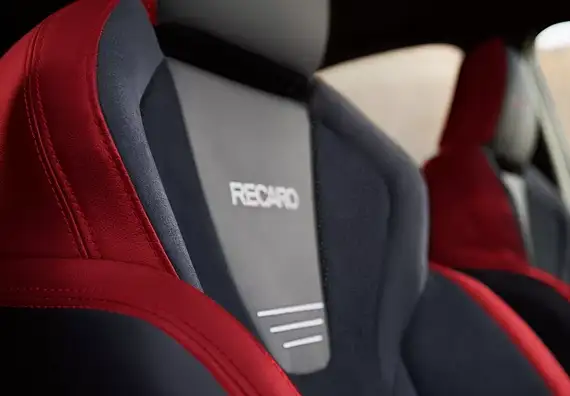 WRX GT Recaro performance seats
