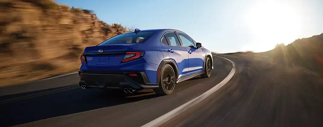 WRX standard track-tuned suspension