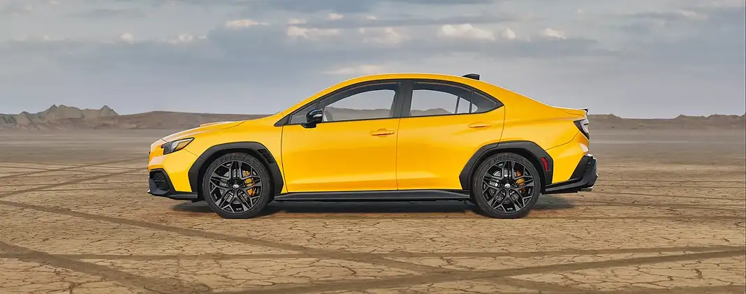 WRX Series.Yellow wheels