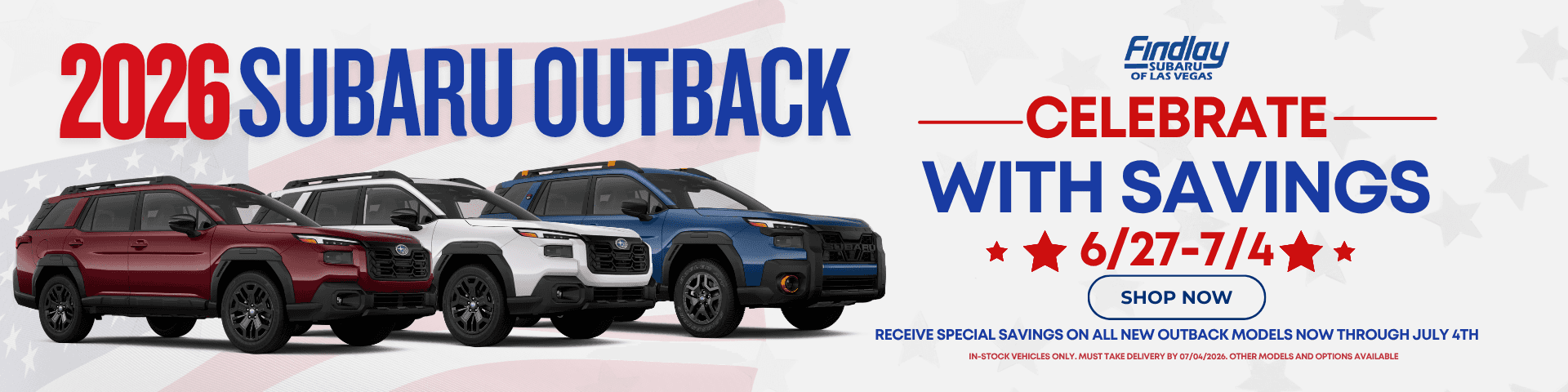 Subaru 4th of July Sale