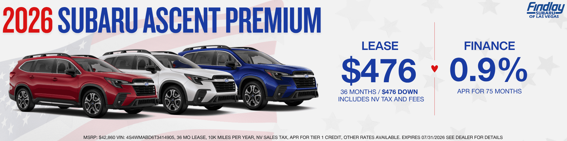 Subaru Specials