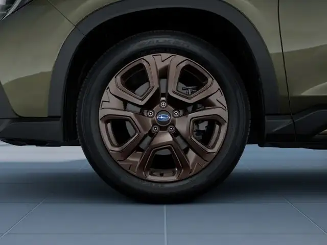 Bronze-finish alloy wheel on the 2026 Subaru Ascent Onyx Edition