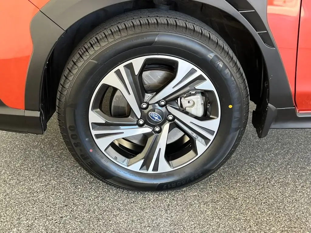 Wheel and tire of a used Subaru Crosstrek