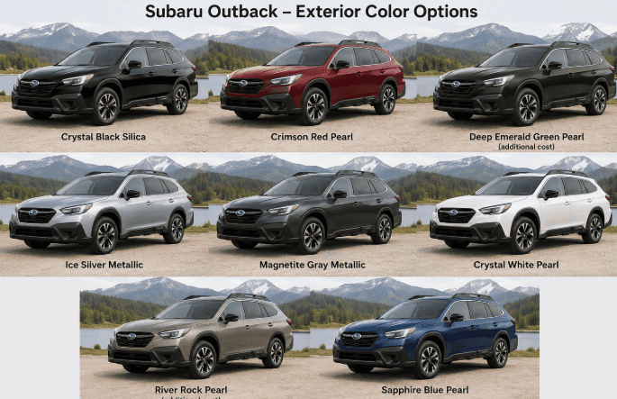 Subaru Outback Exterior Color
