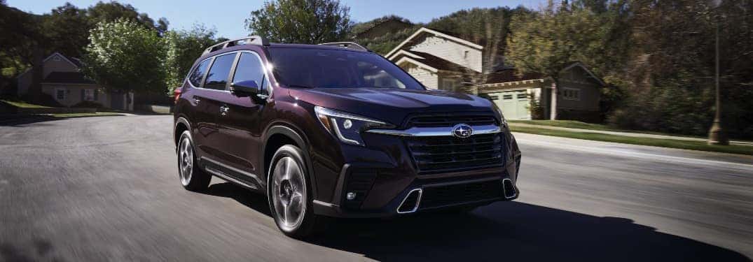 2023 Subaru Ascent Purple front side view