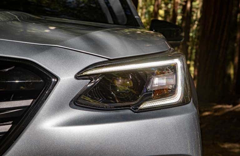 Close-up View of 2022 Subaru Outback Onyx Ed XT Front Headlight