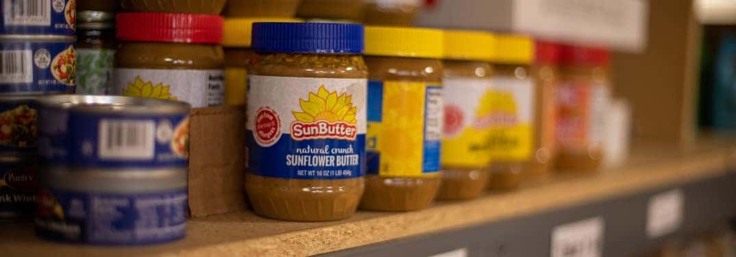 Shelf with Food Products