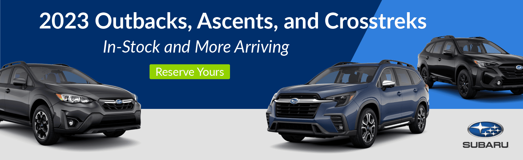 2023 Subarus incoming