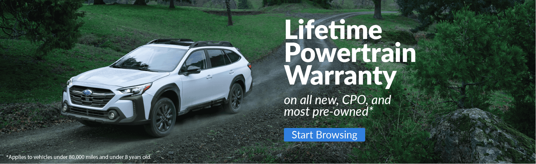 Lifetime Powertrain Warranty
