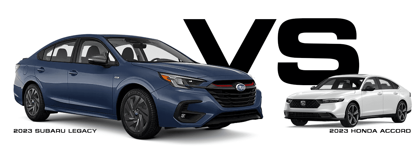 2023 Subaru Legacy versus Honda Accord