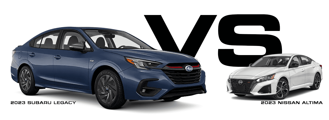 2023 Subaru Legacy versus Nissan Altima