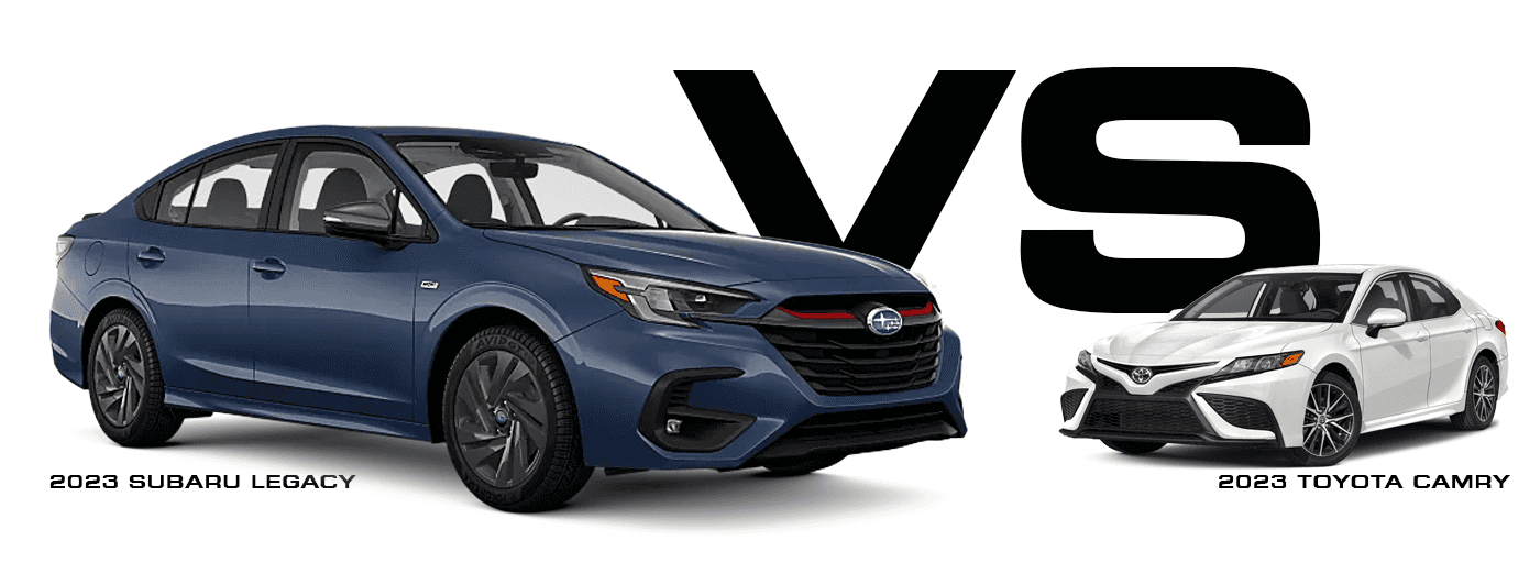 2023 Subaru Legacy versus Toyota Camry