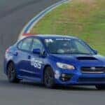 Subaru WRX on the Track