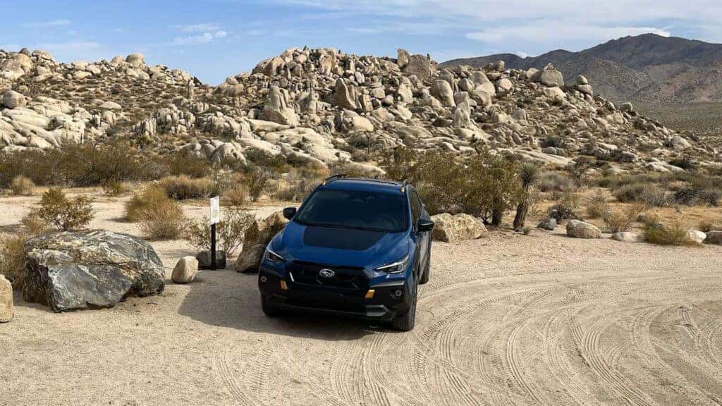 The Tough 2024 Subaru Crosstrek Wilderness Traveling On Sandy Roads
