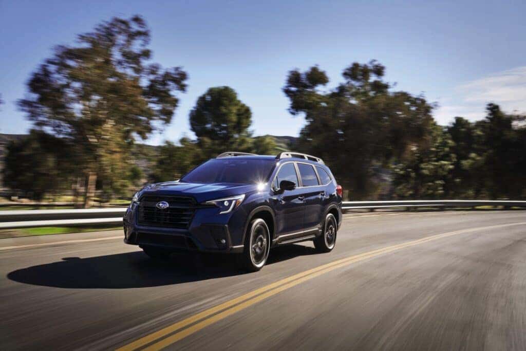 The Glorious 2023 Subaru Ascent Driving On The Road Epically