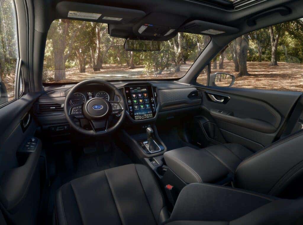 The Comfy Front Interior Of The 2025 Subaru Forester