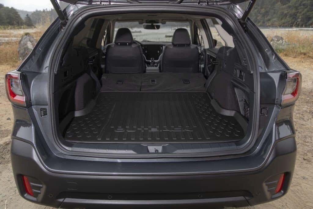 Rear Cargo Area in the Subaru Outback