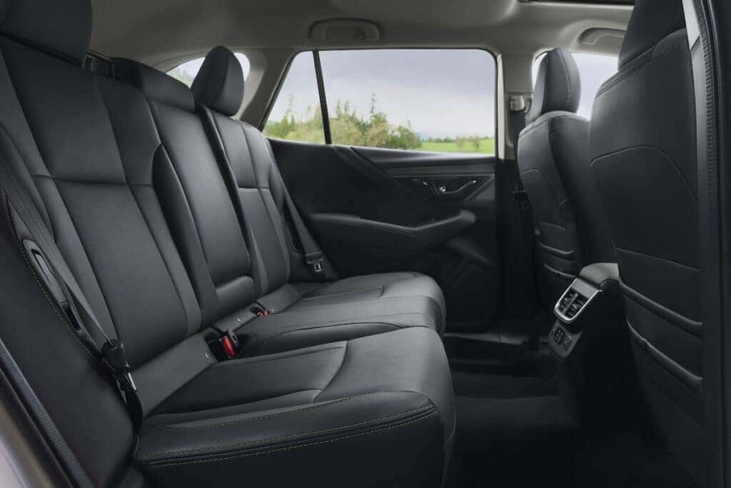 Rear Seat Details in the Subaru Outback