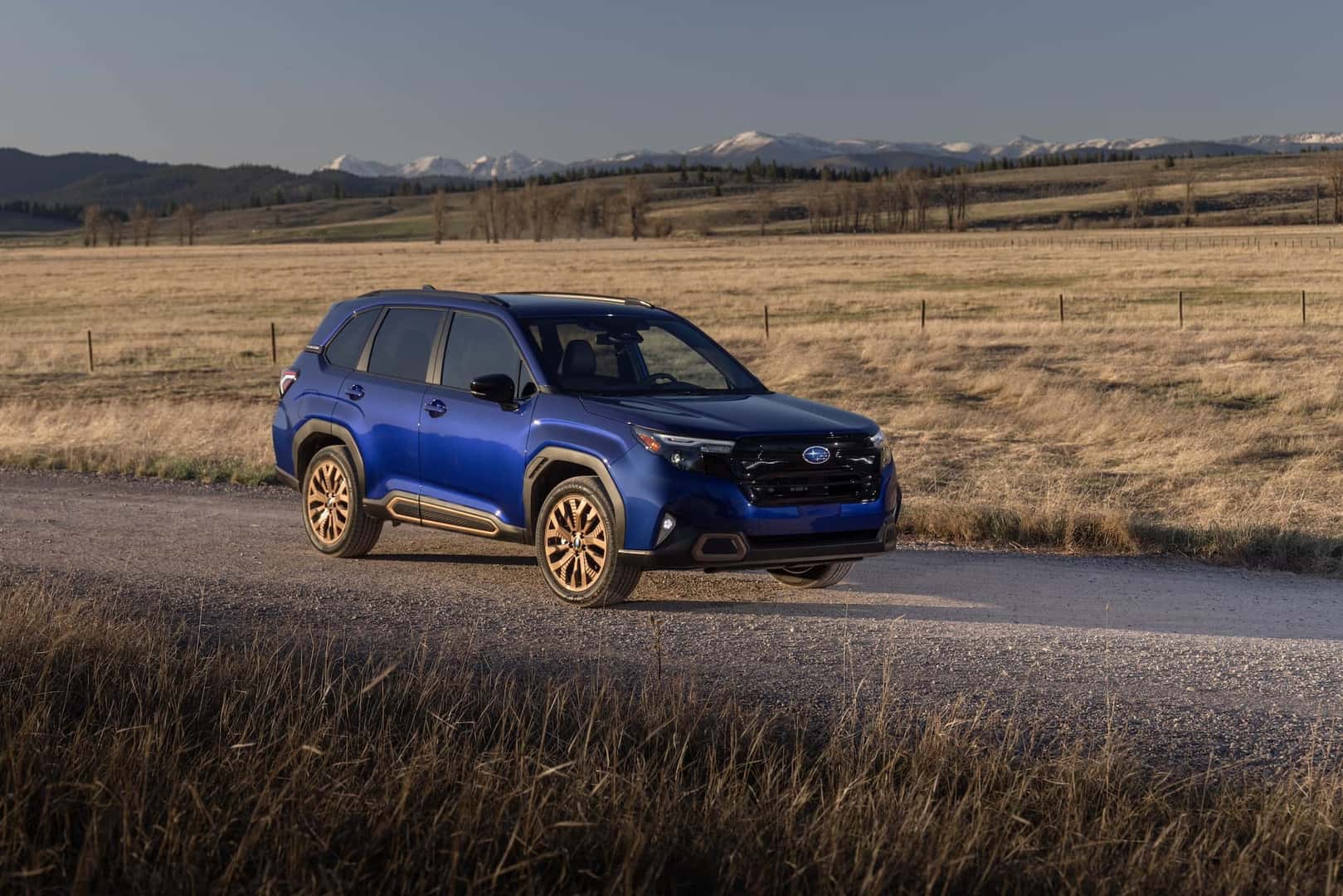 2025 Subaru Forester front and passenger side view
