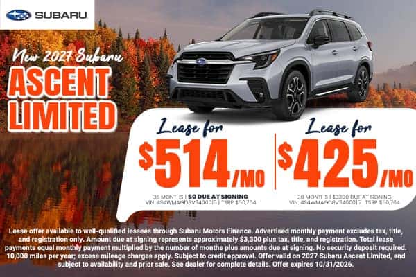 2026 Subaru Ascent
